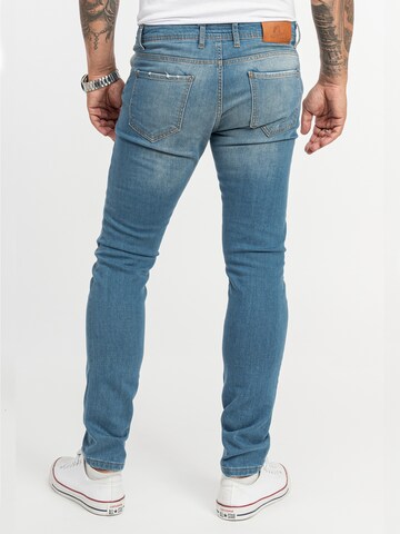Rock Creek Slimfit Jeans in Blau