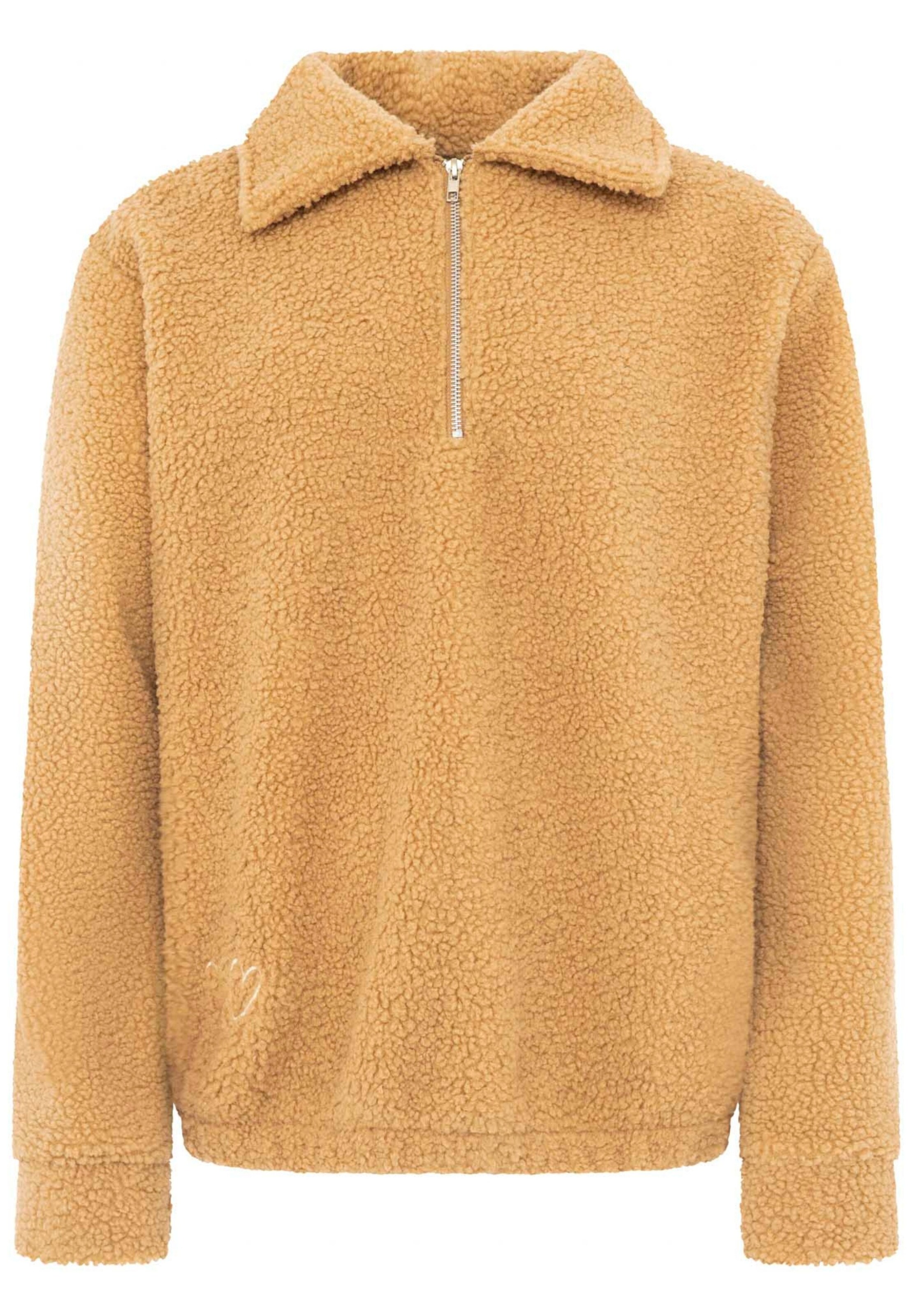 Sweat-shirt Zwillingsherz en beige : devant