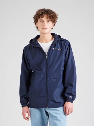 Veste mi-saison Champion Authentic Athletic Apparel en bleu : devant