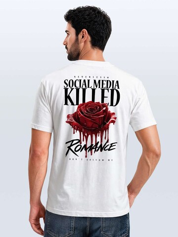 Neverless Shirt 'Romance' in White