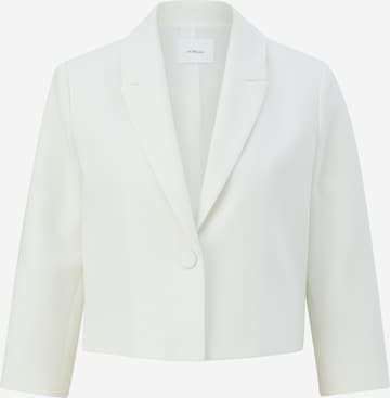 Blazer s.Oliver BLACK LABEL en blanc : devant