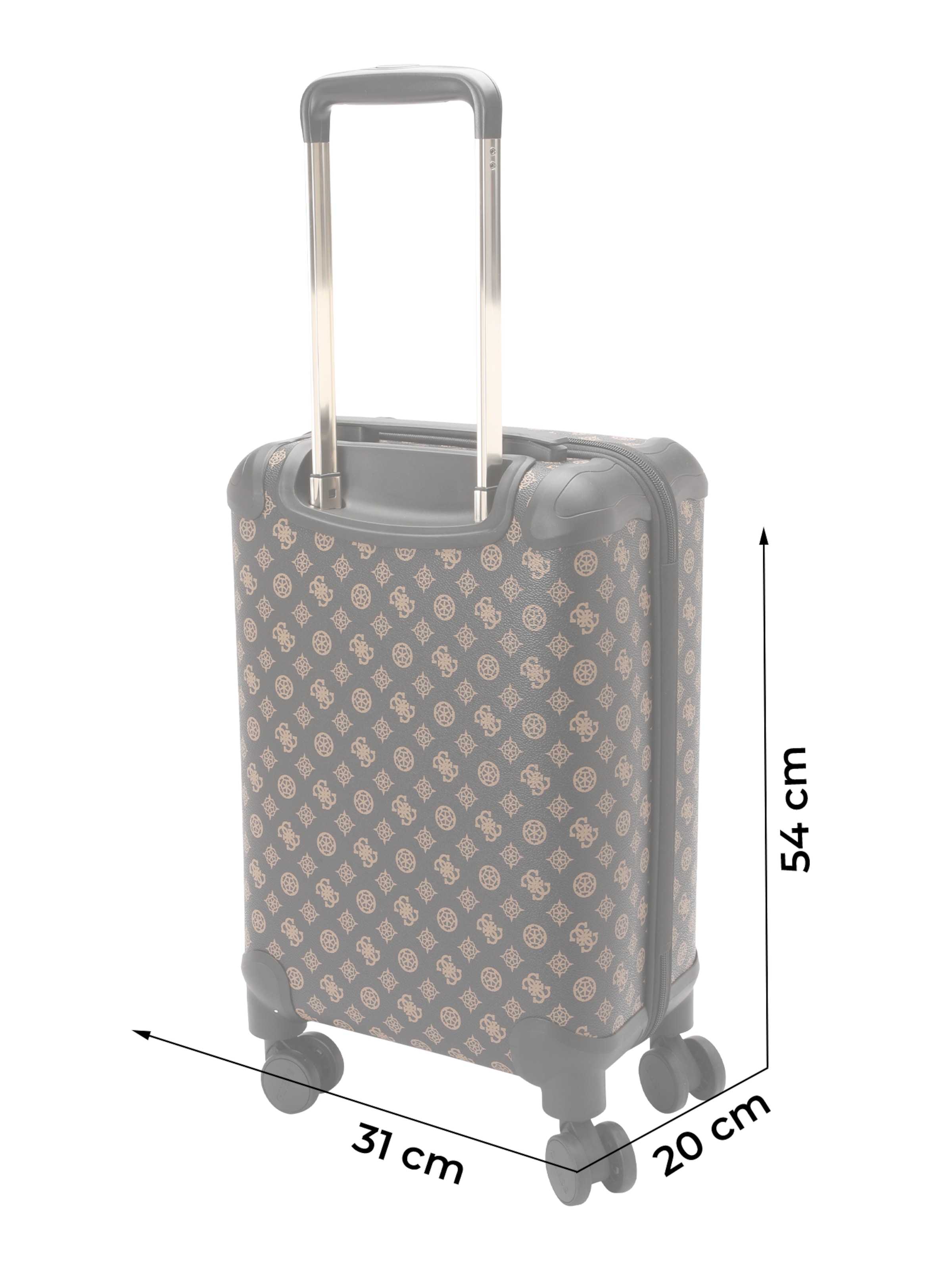 GUESS Trolley 'WILDER 18 IN 8-WHEELER' in Braun