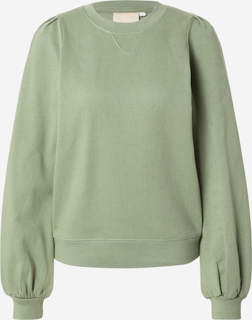 Sweat-shirt 'Gloria' Peppercorn en vert : devant