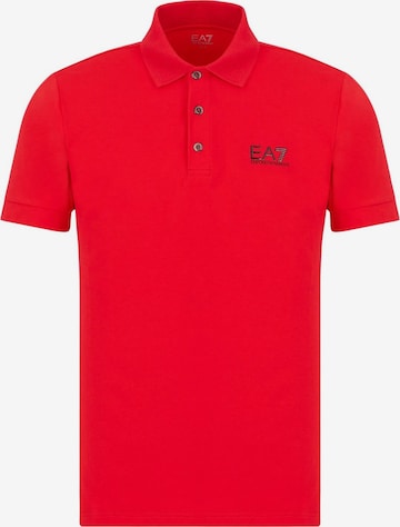 EA7 Emporio Armani Poloshirt in Rot: predná strana