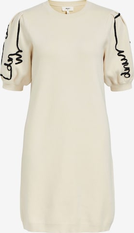 Robe OBJECT en beige : devant