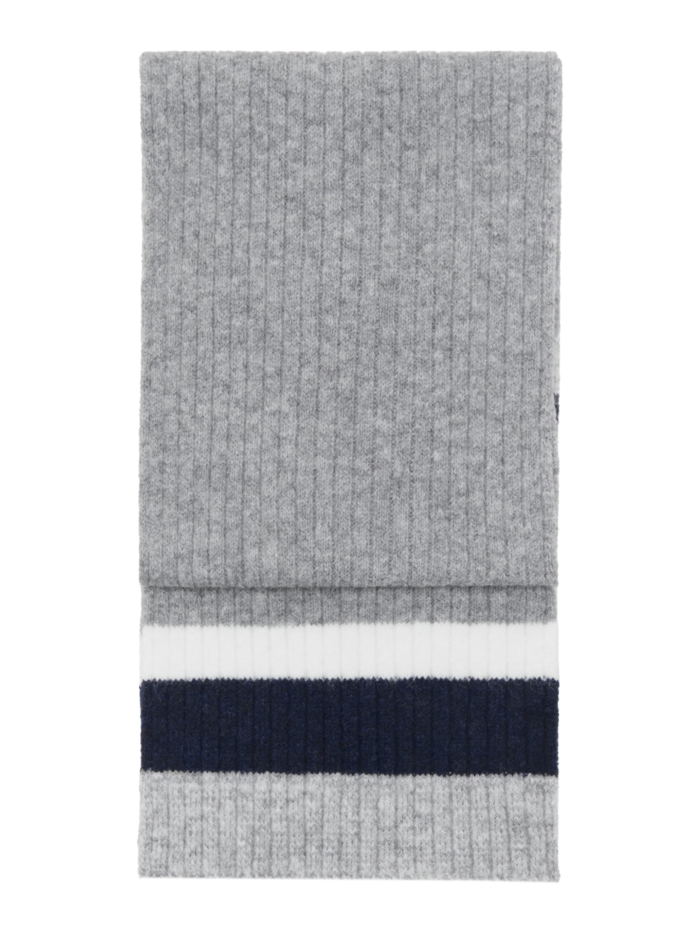 MANGO KIDS Kaulaliina 'STRIPESS' värissä harmaa: etupuoli