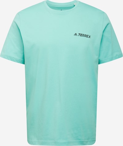 adidas Terrex Sport-Shirt in mint / schwarz, Produktansicht