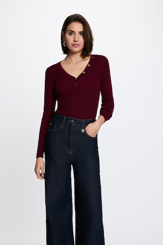 Pull-over 'MBANBIN' Morgan en rouge : devant