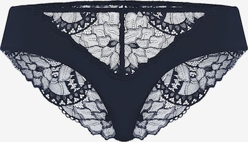 Slip ' Azelia ' Hanro en bleu : devant