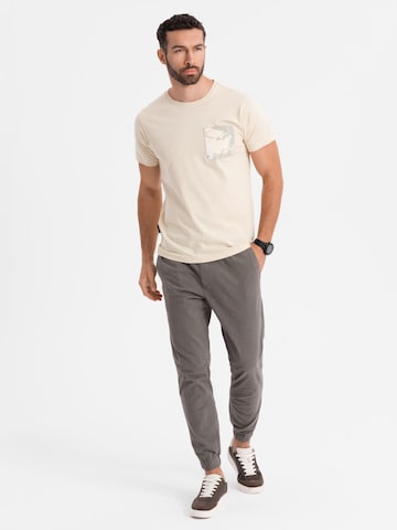 Ombre Shirt in Beige