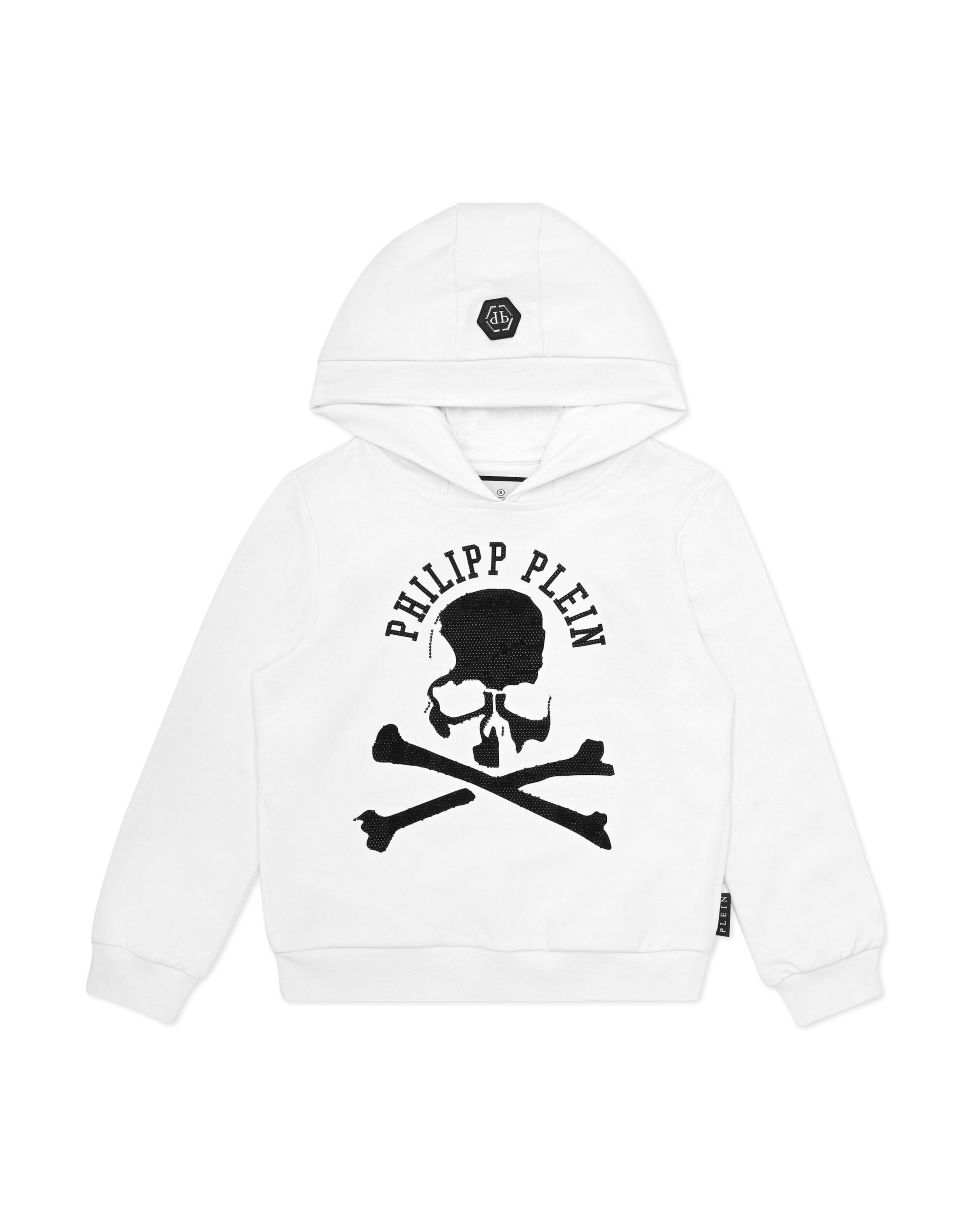 Philipp Plein Sweatshirt in Wit: voorkant