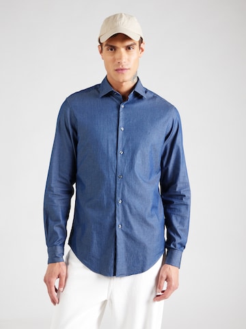 Calvin Klein Regular fit Риза в синьо: отпред