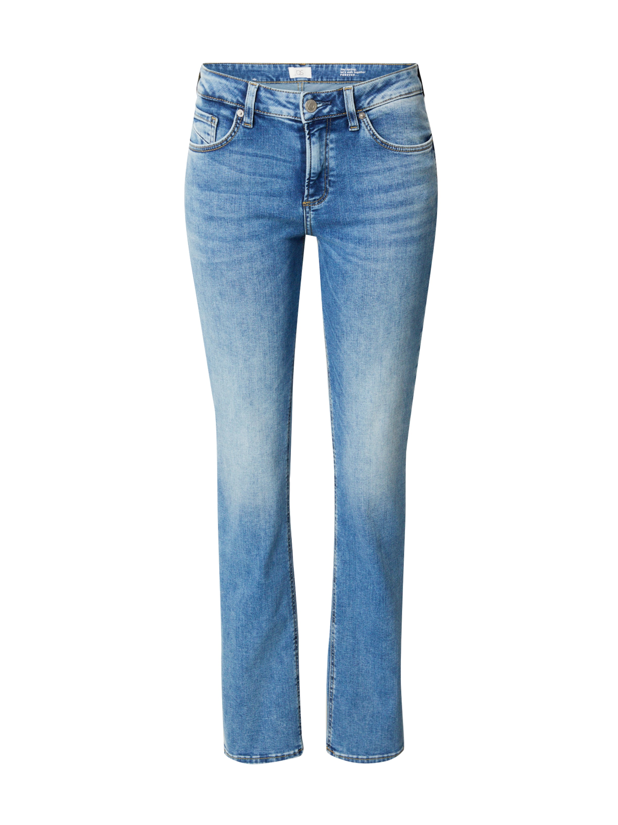 Regular Jean 'Catie' QS en bleu : devant