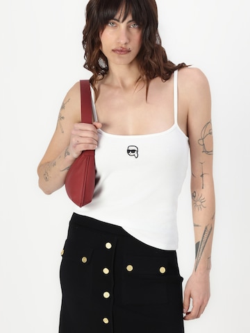 Karl Lagerfeld Top 'Ikon' in Wit