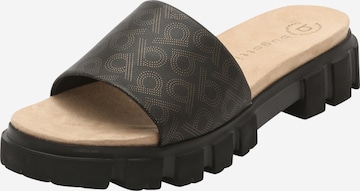 bugatti Sandals in Black: front