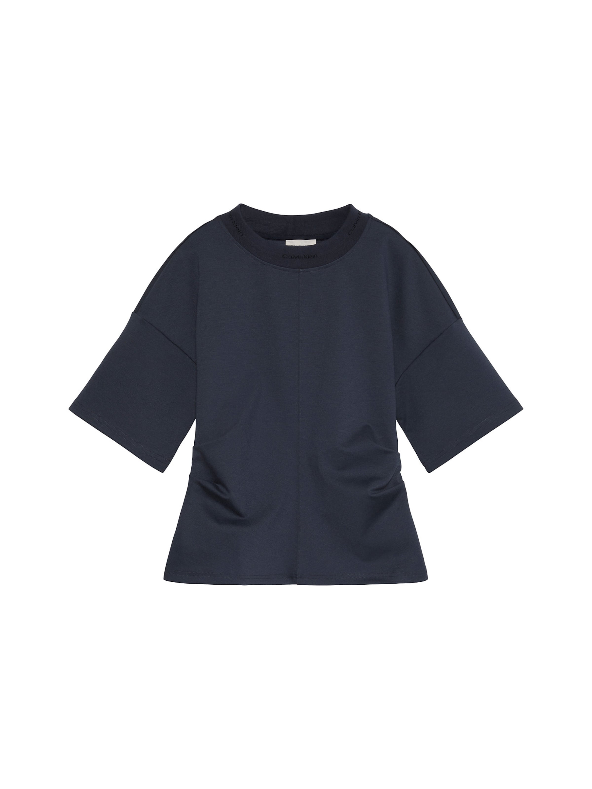 T-shirt Calvin Klein Jeans en bleu : devant