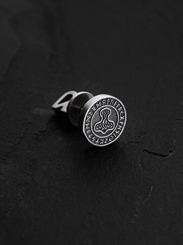 REYTEL Earring 'THOR'S HAMMER. RUNES' in Silver