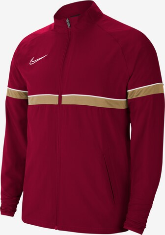 Veste de sport 'Academy 21' NIKE en rouge : devant