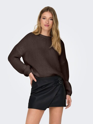 ONLY Pullover 'ONLJACKIE' in Braun: Vorderseite