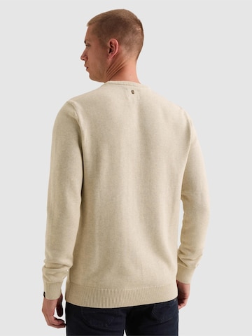 Pull-over 'Pullover with crewneck and artwork' PME Legend en blanc