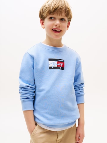 TOMMY HILFIGER Суичър в синьо: отпред
