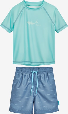 žalia PLAYSHOES UV apsauga 'Hai': priekis