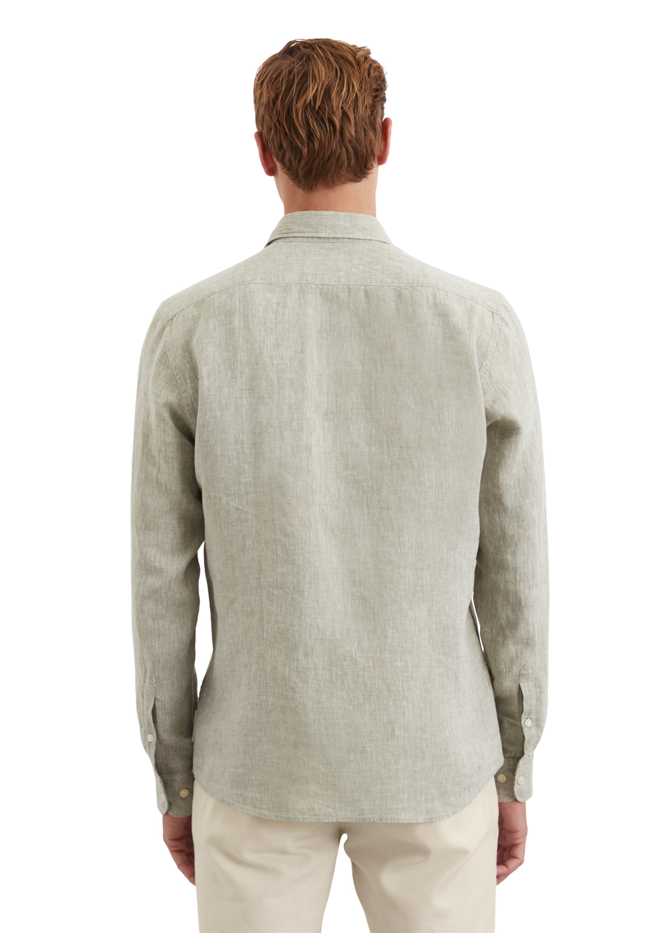 Marc O'Polo Regular Fit Hemd in Beige