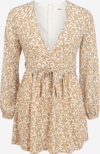Missguided (Petite) Robe en jaune / gris foncé / blanc naturel, Vue avec produit