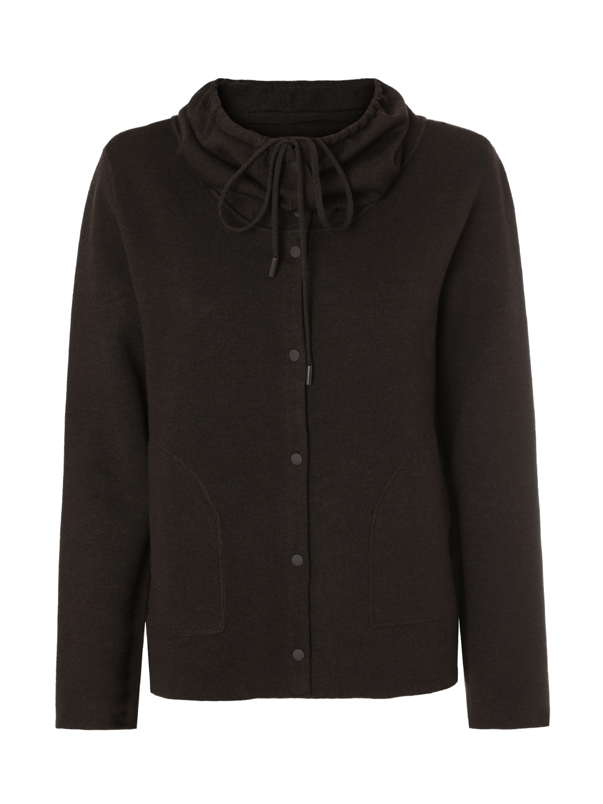 TATUUM - Casaco em moletão 'Martena' em castanho: frente