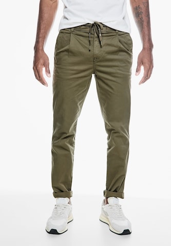 Street One MEN Loosefit Chinohose in Grün: predná strana