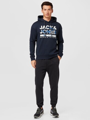 JACK & JONES Sweatshirt 'HUNTER' i blå