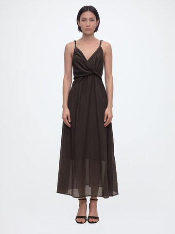 Cph Muse Лятна рокля 'JOAN' в кафяво: отпред