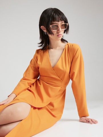 Closet London Dress in Orange