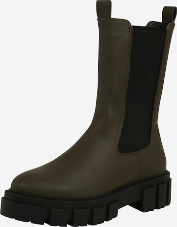 ABOUT YOU - Botas chelsea 'Ellen' em verde: frente