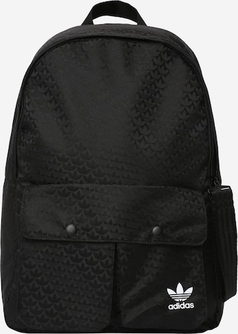 ADIDAS ORIGINALS Backpack in Black: front