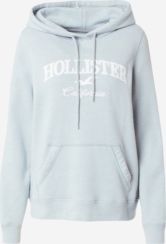 HOLLISTER Mikina - Modrá: predná strana