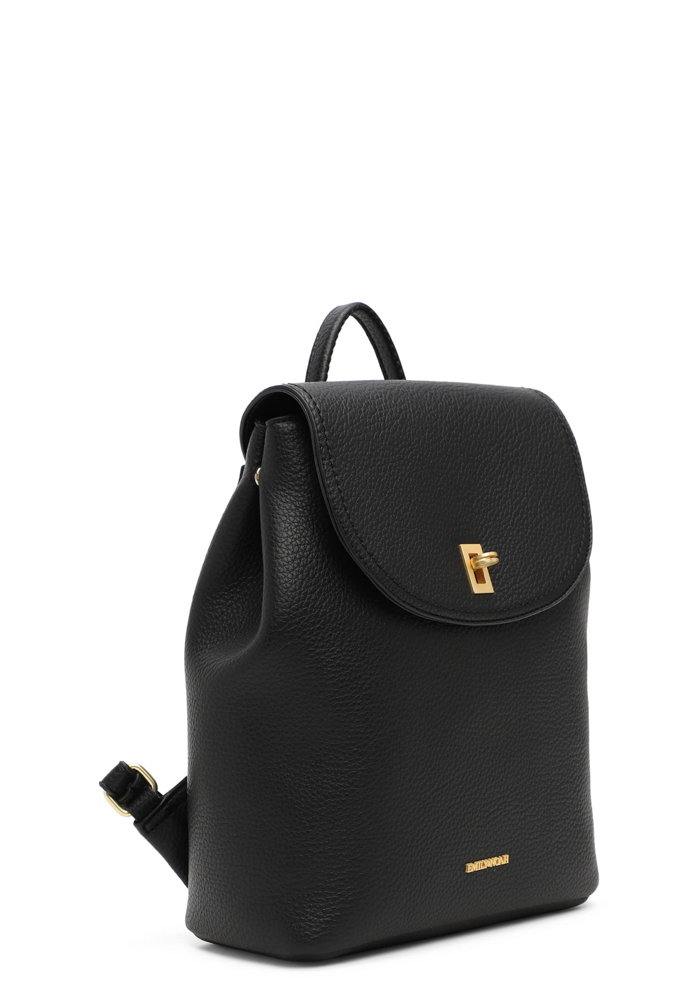 Emily & Noah Rucksack 'Leni ' in Schwarz