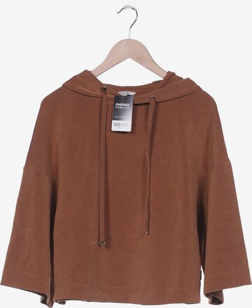 COMMA Sweatshirt & Zip-Up Hoodie in S in Brown: front