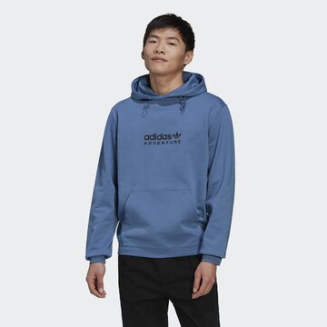 ADIDAS ORIGINALS Sweatshirt 'Adventure' in Blue: front