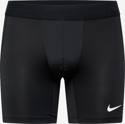 NIKE Sports trousers in Black / White, Item view