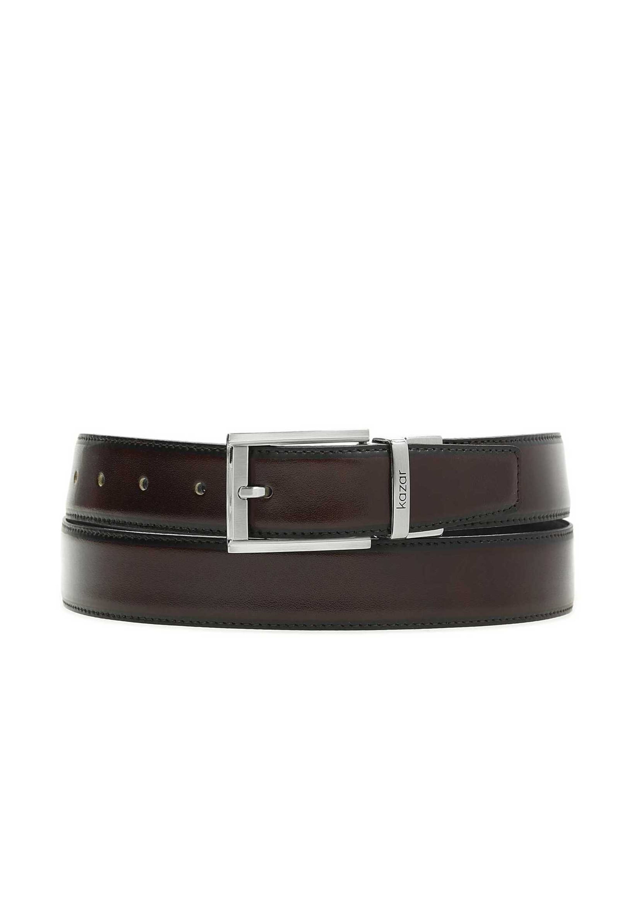Kazar Belt in Brown: front