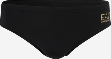 EA7 Emporio Armani - Cueca desportiva em preto: frente