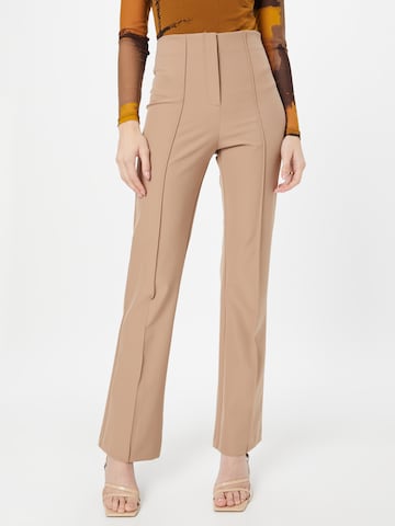 River Island Bootcut Kalhoty – béžová: přední strana