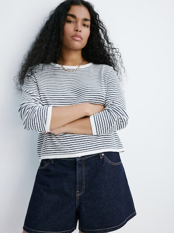 MANGO Pullover 'CALEOTA' in Blau