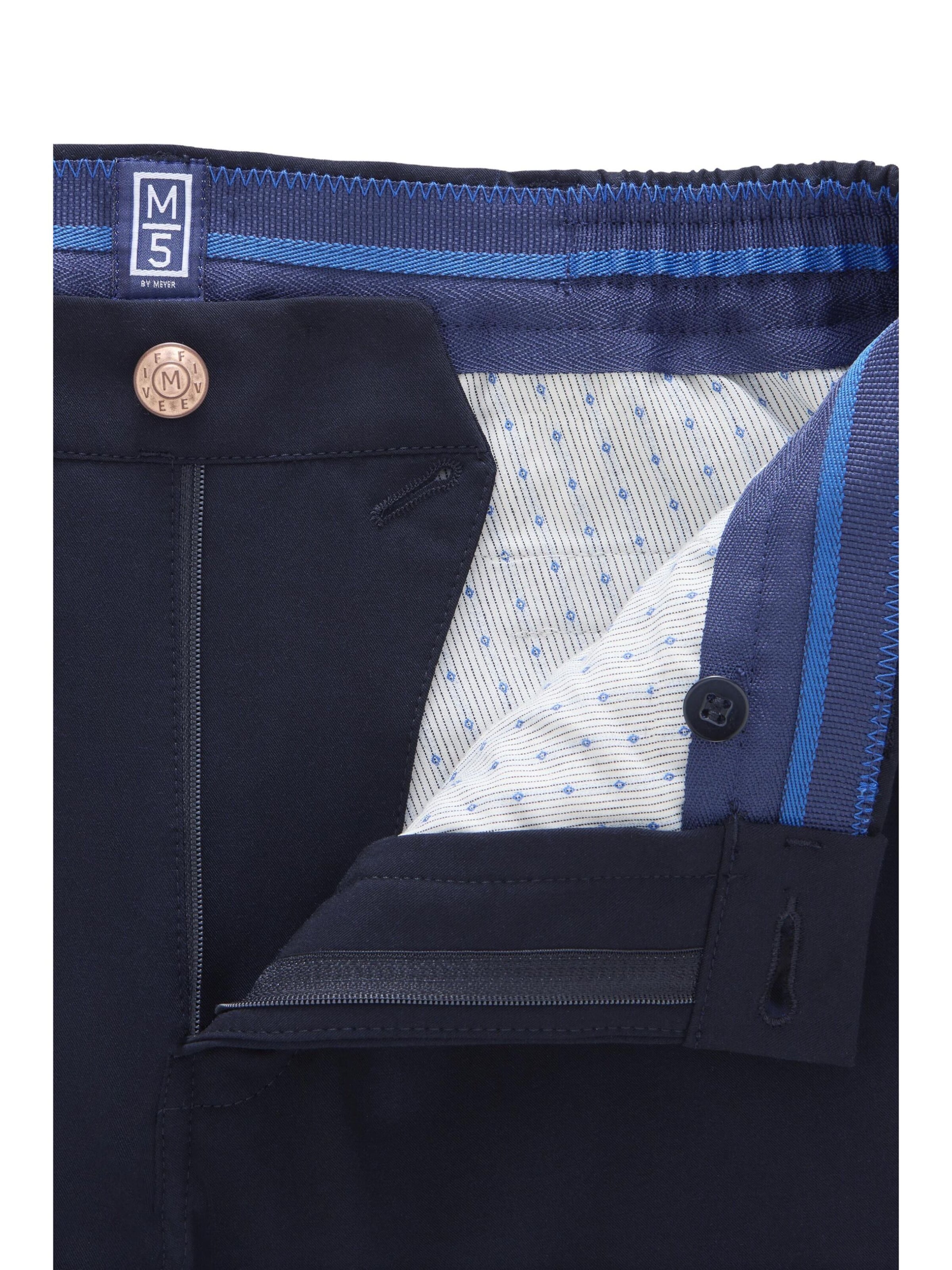 Coupe slim Pantalon chino 'M5 Move 9-6196' MEYER en bleu