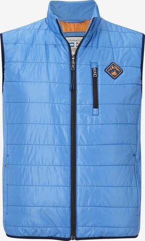 Jan Vanderstorm Bodywarmer 'Mattis' in Blauw: voorkant