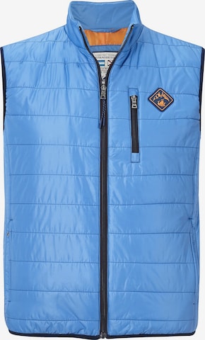 Jan Vanderstorm Bodywarmer 'Mattis' in Blauw: voorkant