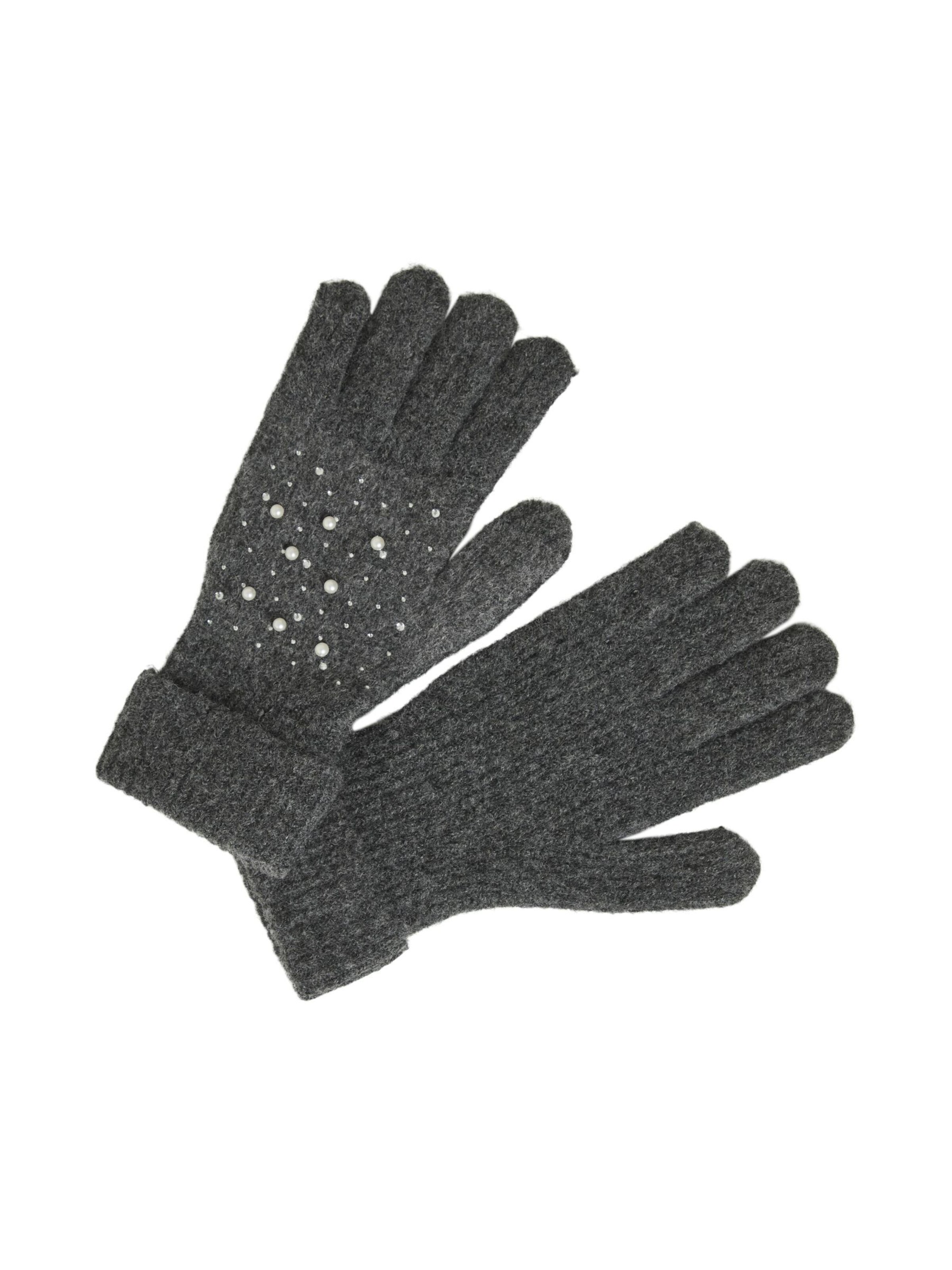 VILA Vingerhandschoenen in Grijs: voorkant