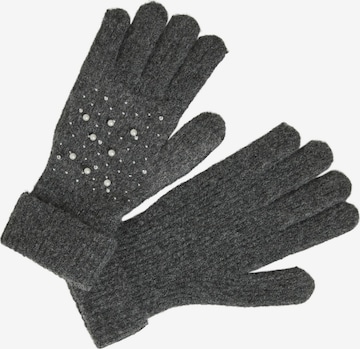 VILA - Guantes con dedos en gris: frente