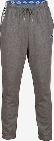 ARENA Ozek Športne hlače 'ARENA ICONS PANT SOLID' | siva barva: sprednja stran